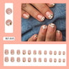 12 Sizes-24 Pcs Press On Nails W1445