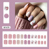 12 Sizes-24 Pcs Press On Nails W1670