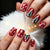 12 Sizes-24 Pcs Press On Nails A688