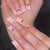 12 Sizes-24 Pcs Press On Nails W077