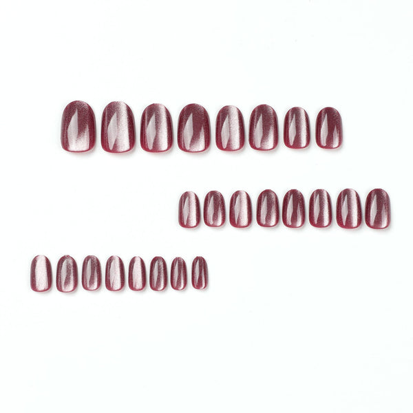 12 Sizes-24 Pcs Press On Nails JP2653