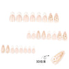 12 Sizes-24 Pcs Press On Nails JP4089