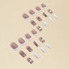 12 Sizes-24 Pcs Press On Nails Y032