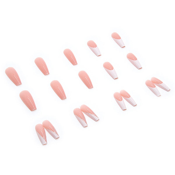 12 Sizes-24 Pcs Press On Nails W100