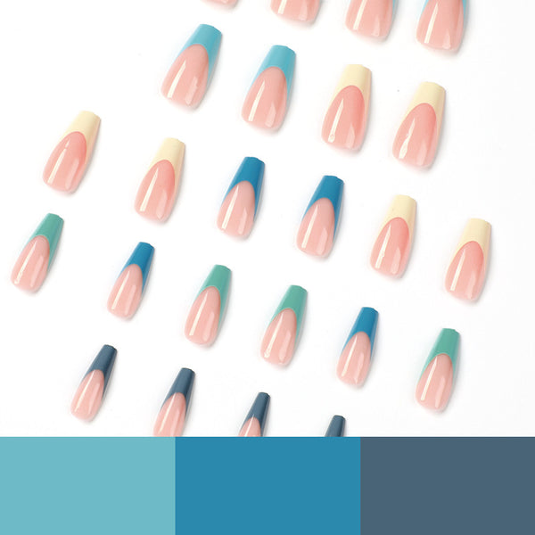 12 Sizes-24 Pcs Press On Nails JP1946