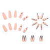 12 Sizes-24 Pcs Press On Nails Z333