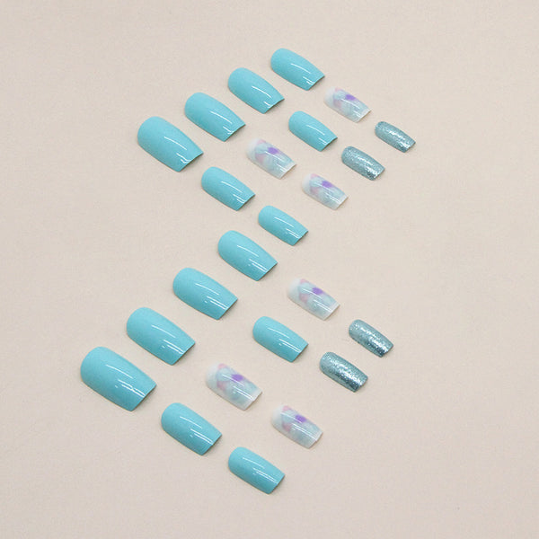 12 Sizes-24 Pcs Press On Nails W542