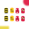 12 Sizes-24 Pcs Press On Nails C929