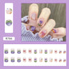 12 Sizes-24 Pcs Press On Nails R766