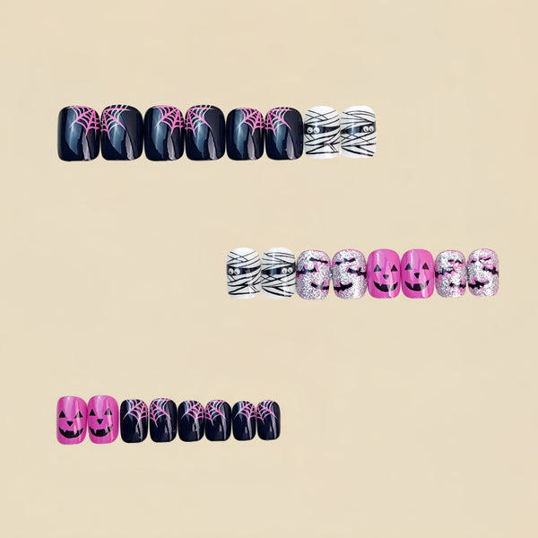 12 Sizes-24 Pcs Press On Nails Y173