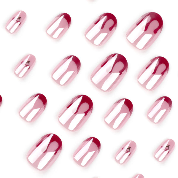 12 Sizes-24 Pcs Press On Nails JP3316
