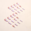 12 Sizes-24 Pcs Press On Nails Z613