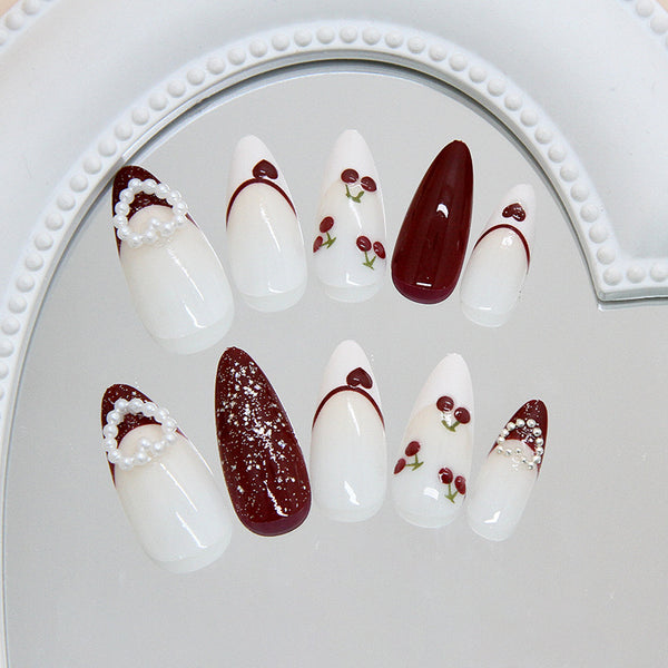 12 Sizes-24 PcsPress On Nails Z1134
