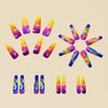 12 Sizes-24 Pcs Press On Nails Y215