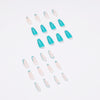 12 Sizes-24 Pcs Press On Nails JP1431