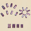 12 Sizes-24 Pcs Press On Nails Y849