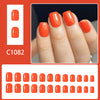12 Sizes-24 Pcs Press On Nails C1082