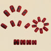 12 Sizes-24 Pcs Press On Nails Y1661