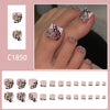 12 Sizes-24 Pcs Press On Nails C1850