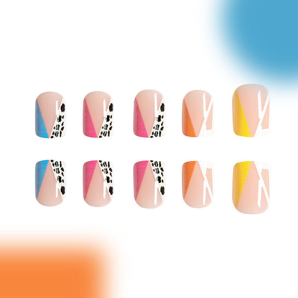 12 Sizes-24 Pcs Press On Nails C284