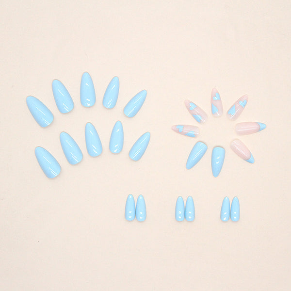 12 Sizes-24 Pcs Press On Nails W334