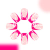 12 Sizes-24 Pcs Press On Nails C960
