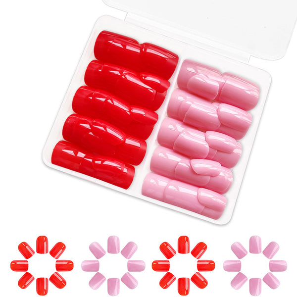 48 Pcs Press On Nails Solid-3-48pcs