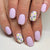 12 Sizes-24 Pcs Press On Nails C1033