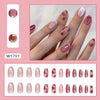 12 Sizes-24 Pcs Press On Nails W1791