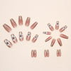12 Sizes-24 Pcs Press On Nails R758