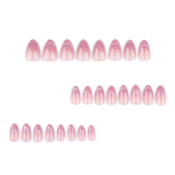 12 Sizes-24 Pcs Press On Nails JP3724
