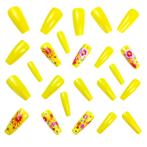 12 Sizes-24 Pcs Press On Nails Y821-2