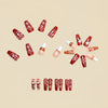 12 Sizes-24 Pcs Press On Nails Y1198