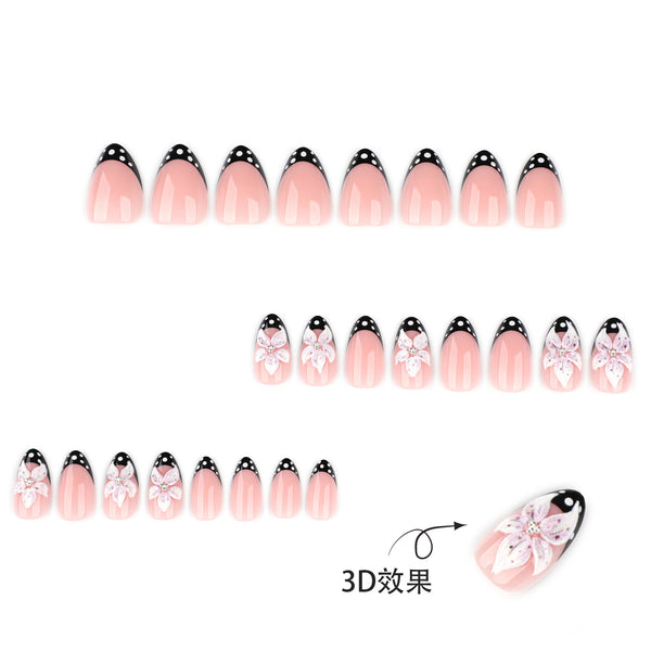 12 Sizes-24 Pcs Press On Nails JP4214