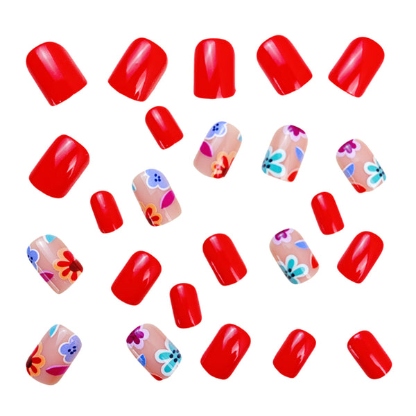 12 Sizes-24 Pcs Press On Nails Y825