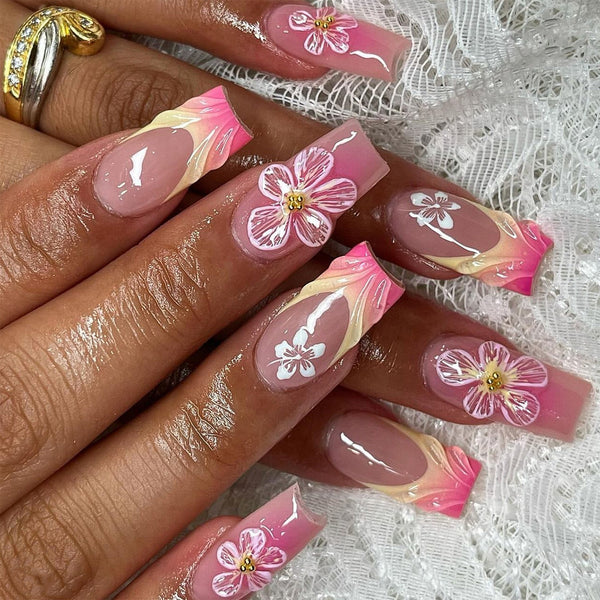 12 Sizes-24 Pcs Press On Nails JP3500