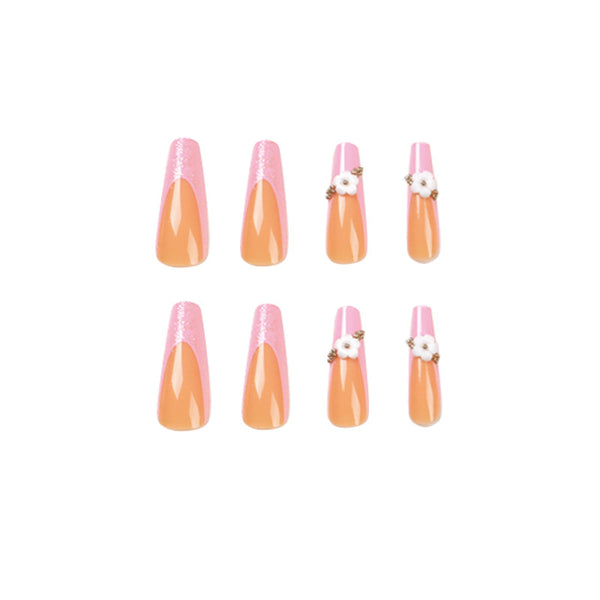 12 Sizes-24 Pcs Press On Nails JP1736