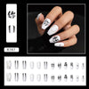12 Sizes-24 Pcs Press On Nails R787