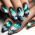 12 Sizes-24 Pcs Press On Nails Y448