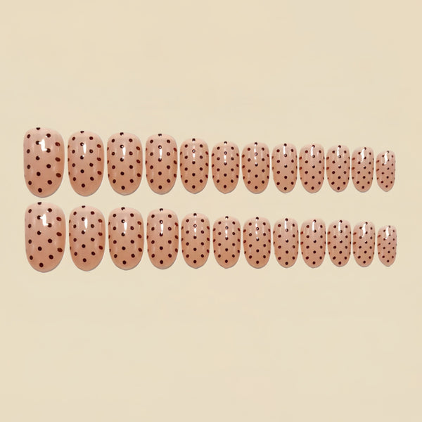 12 Sizes-24 Pcs Press On Nails Y1737