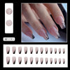 12 Sizes-24 Pcs Press On Nails W1191