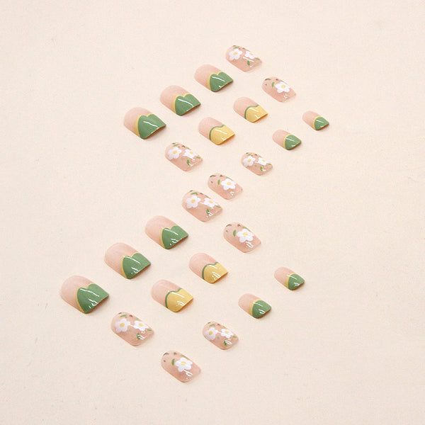12 Sizes-24 Pcs Press On Nails R760