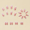 12 Sizes-24 Pcs Press On Nails D016