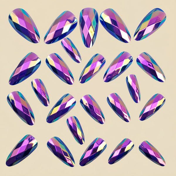12 Sizes-24 Pcs Press On Nails Y1335