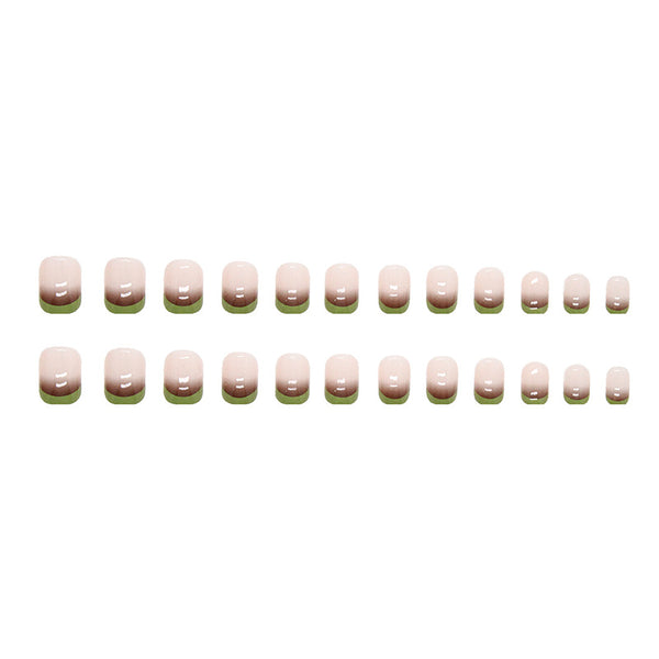 12 Sizes-24 Pcs Press On Nails R748