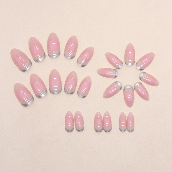 12 Sizes-24 Pcs Press On Nails W1093