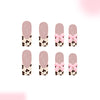12 Sizes-24 Pcs Press On Nails C1067