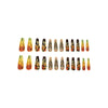 12 Sizes-24 Pcs Press On Nails Y199