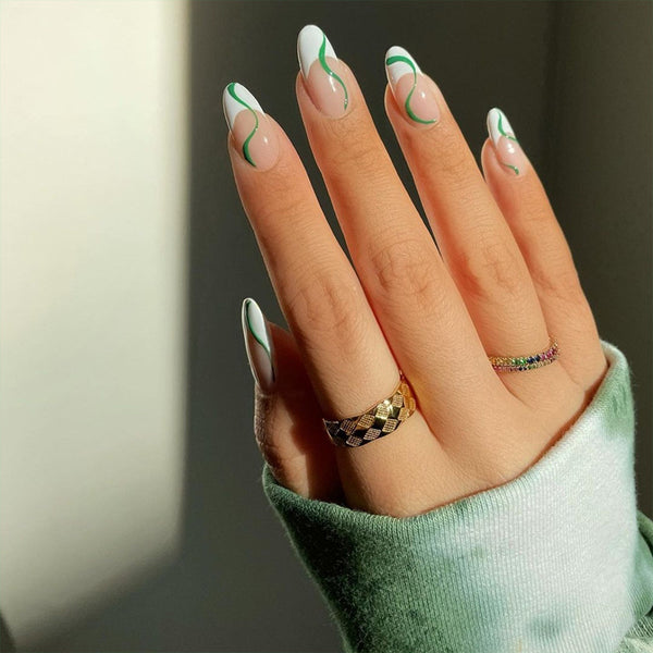 12 Sizes-24 Pcs Press On Nails W043