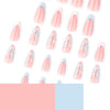 12 Sizes-24 Pcs Press On Nails JP3794